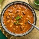 شوربة الحريرة المغربية.