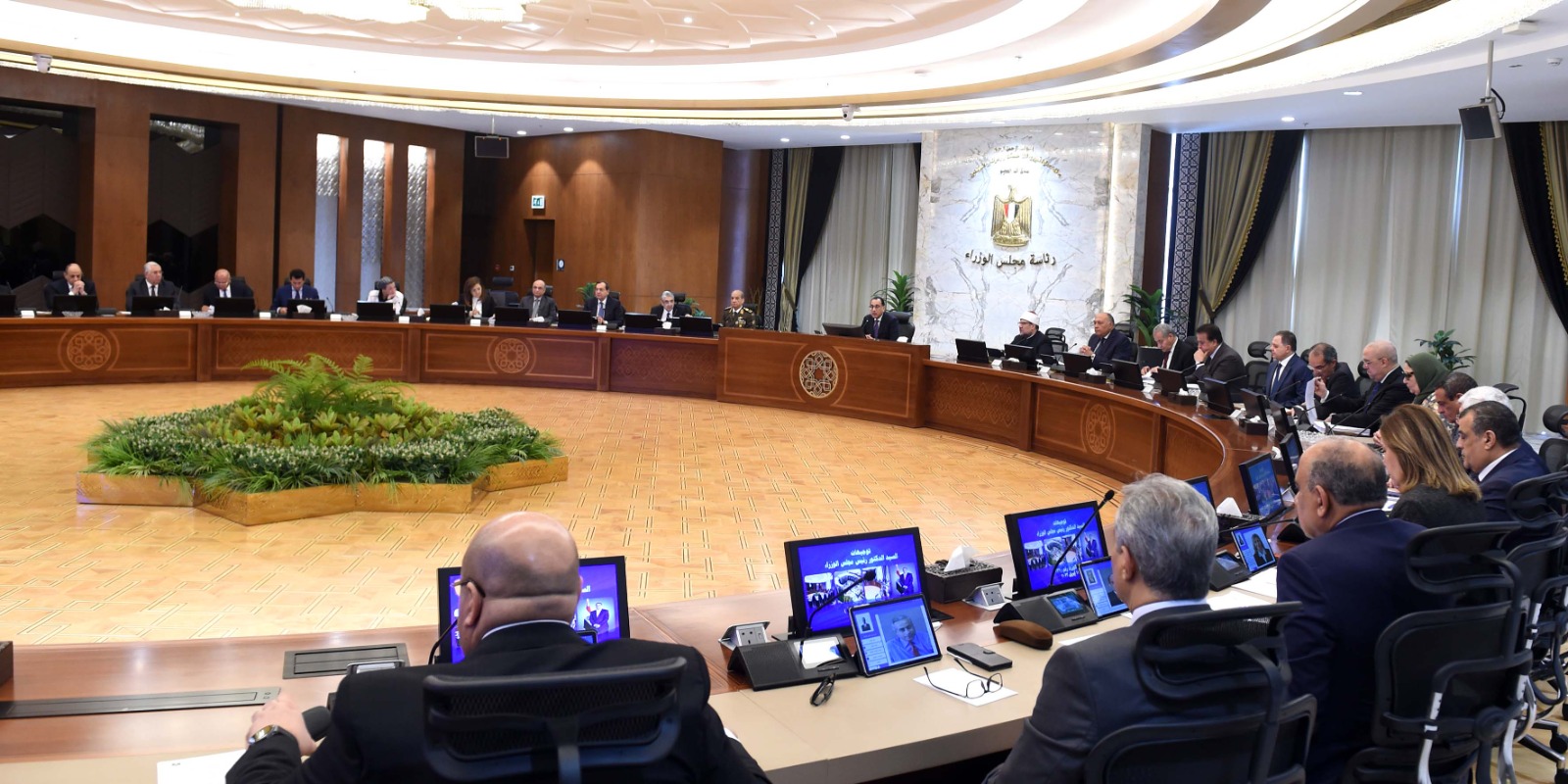 الوزراء: انتهاء كافة أعمال المتحف المصرى الكبير وتبقى تشطيبات بسيطة