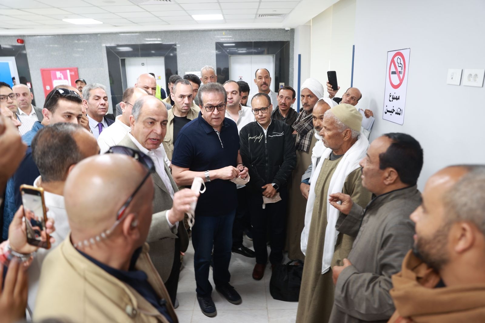 وزير الصحة في المنيا: مستشفى العدوة نموذج فريد ولم أسمع كلمة شكر 1 وزير الصحة في المنيا: مستشفى العدوة نموذج فريد ولم أسمع كلمة شكر