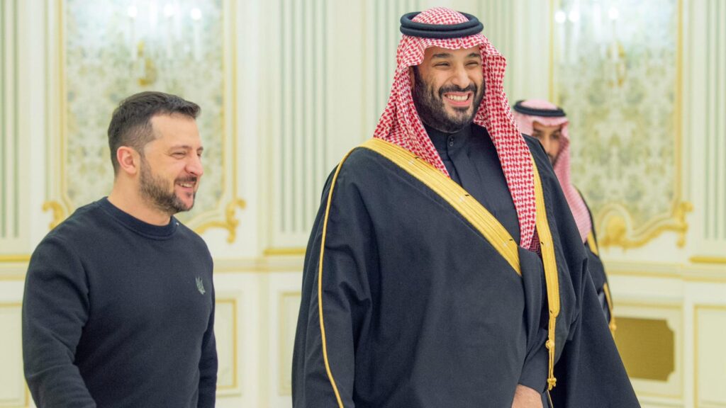 محمد بن سلمان - زيلينسكي