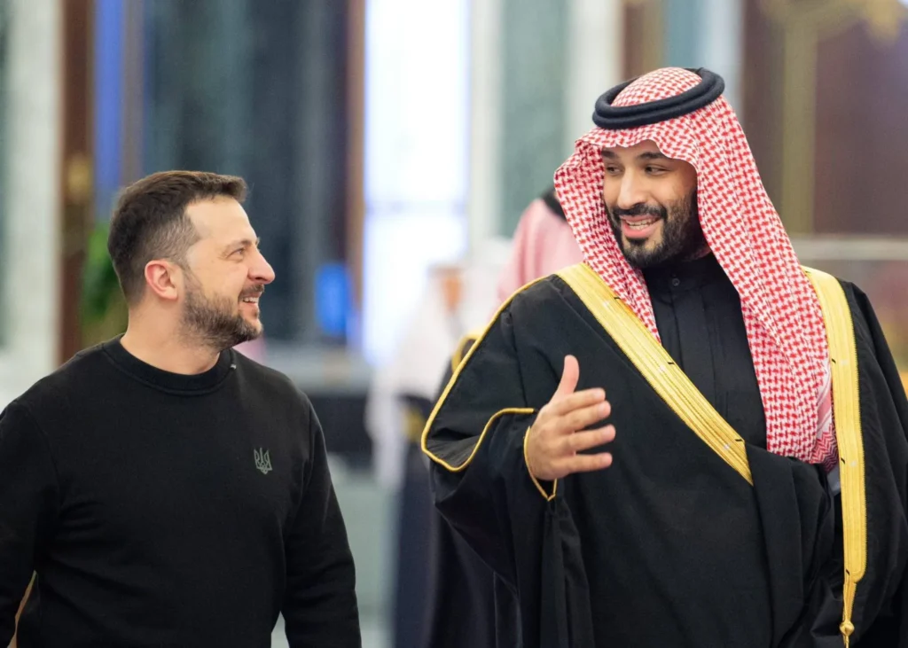 محمد بن سلمان - زيلينسكي