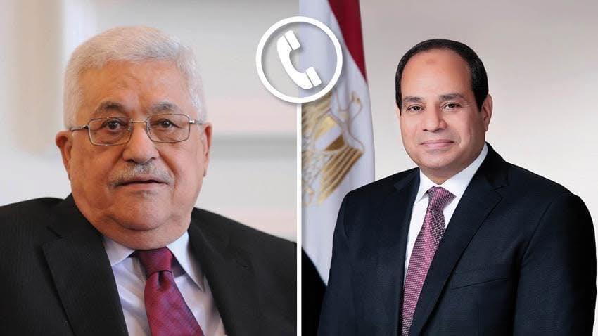 الرئيس السيسي يتلقى اتصالًا من نظيره الفلسطيني للتهنئة بعيد الفطر 1 الرئيس السيسي يتلقى اتصالًا من نظيره الفلسطيني للتهنئة بعيد الفطر