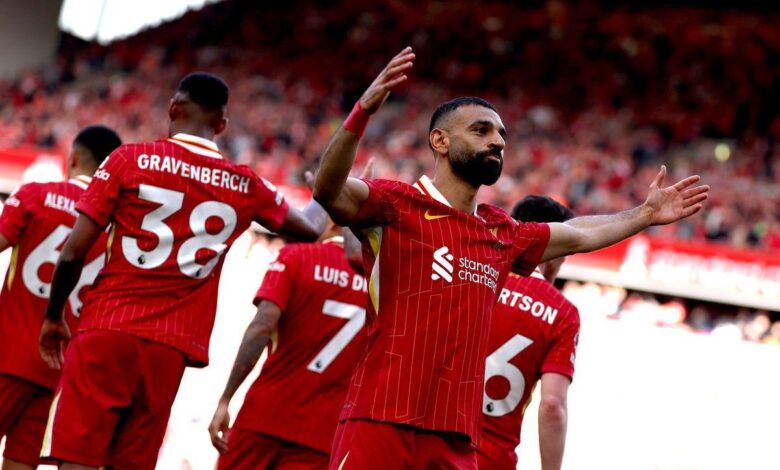 محمد صلاح يدخل التاريخ من أوسع أبوابه.. 3 أرقام قياسية تهز عرش البريميرليج 1 محمد صلاح يدخل التاريخ من أوسع أبوابه.. 3 أرقام قياسية تهز عرش البريميرليج