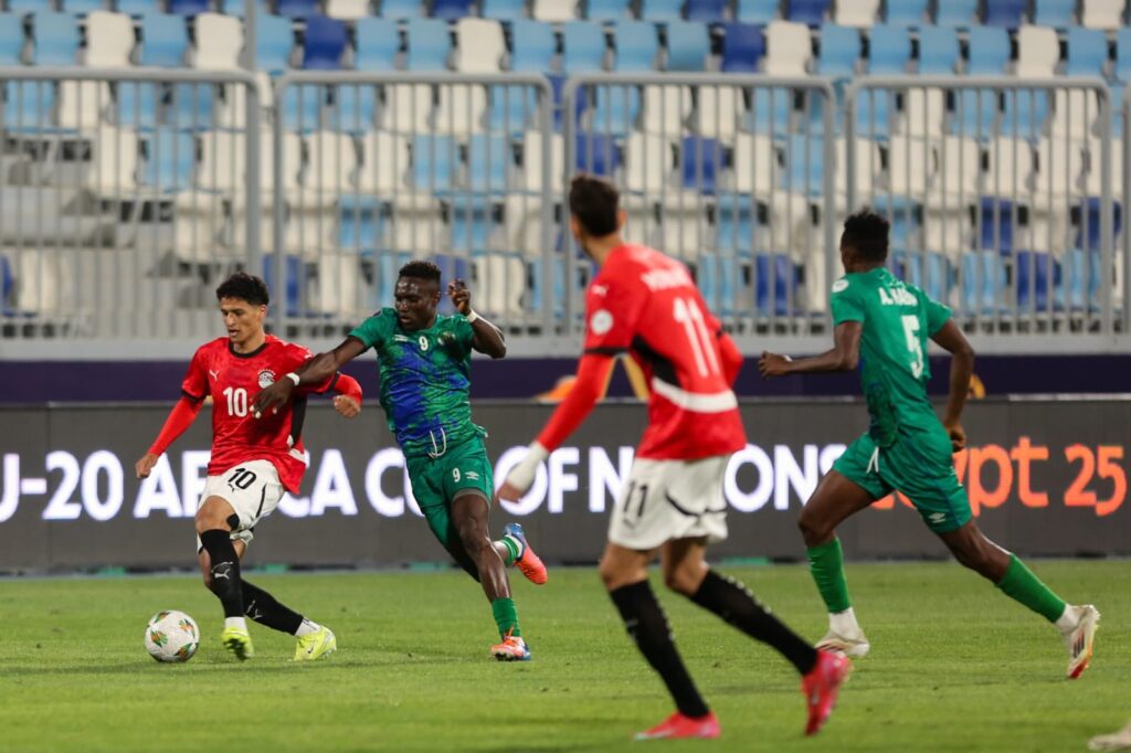 منتخب الشباب يسقط بـ4 أهداف أمام سيراليون في بطولة أمم إفريقيا