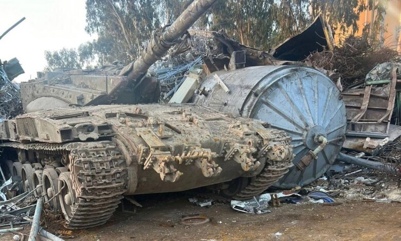 القسام تبث مشاهد لاستهداف قوة إسرائيلية ودبابة ميركافا شمال غزة 1 القسام تبث مشاهد لاستهداف قوة إسرائيلية ودبابة ميركافا شمال غزة
