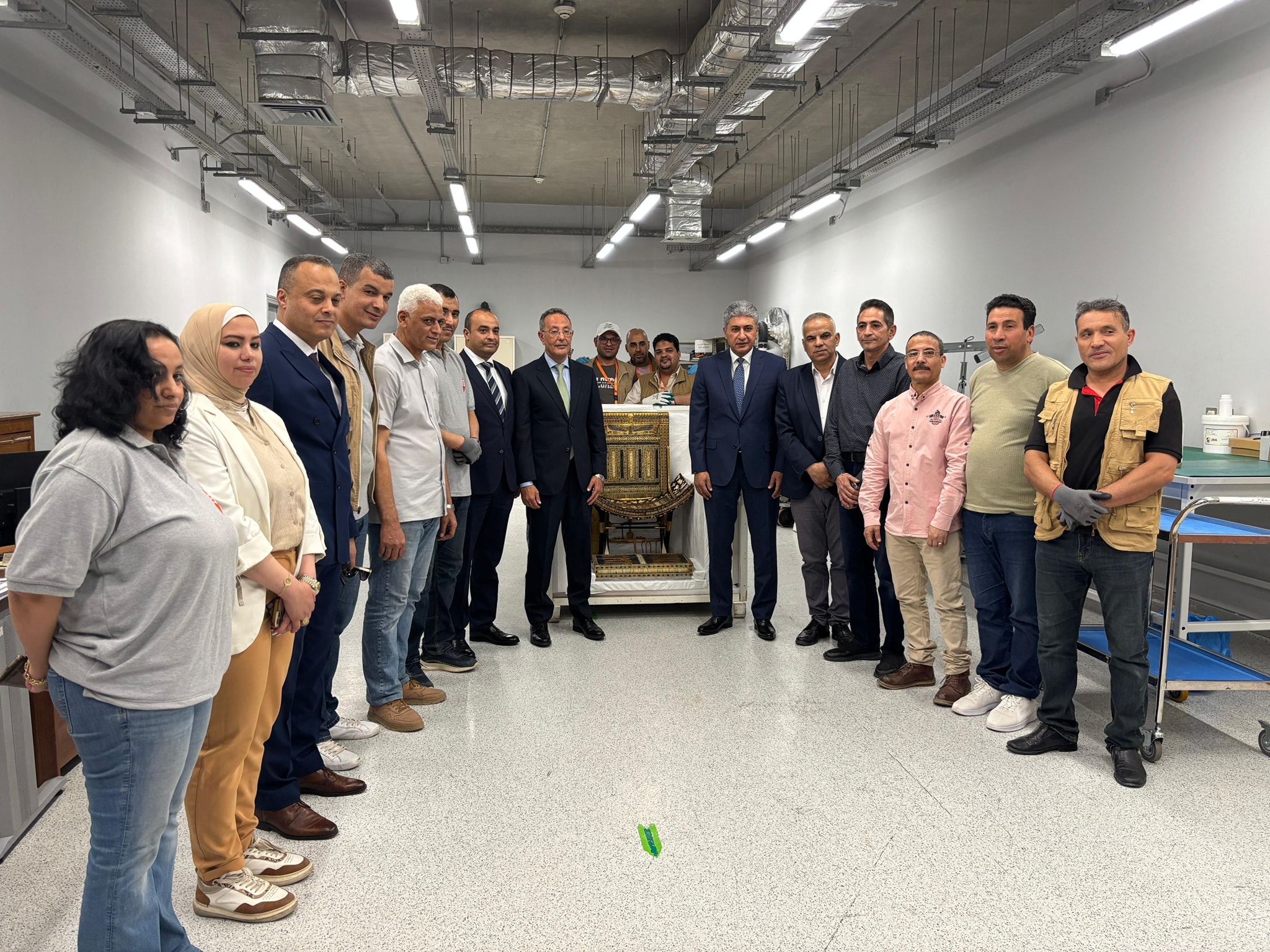 المتحف المصري الكبير يستقبل 163 قطعة من كنوز توت عنخ آمون