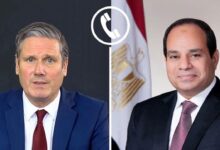 السيسي يتلقى اتصالًا من رئيس وزراء بريطانيا لبحث التعاون الثنائي وأزمة غزة