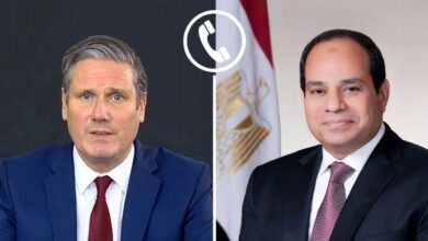 السيسي يتلقى اتصالًا من رئيس وزراء بريطانيا لبحث التعاون الثنائي وأزمة غزة