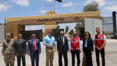 محافظ شمال سيناء يستقبل عضوًا بالكونجرس الأمريكي لزيارة معبر رفح