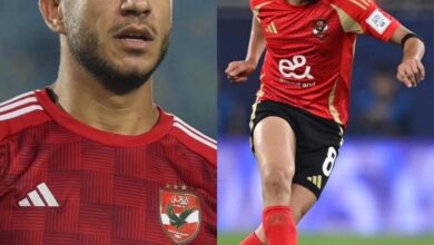 الأهلي يوجه الشكر لـ رامي ربيعة وحمزة علاءوأكرم توفيق رسميًا أعلن النادي الأهلي اليوم الأربعاء، وبشكل رسمي، توجيه الشكر لثلاثة من لاعبيه: رامي ربيعة، حمزة علاء، وأكرم توفيق. يأتي هذا القرار بعد انتهاء عقود اللاعبين مع النادي، وعدم التوصل لاتفاق حول تمديدها