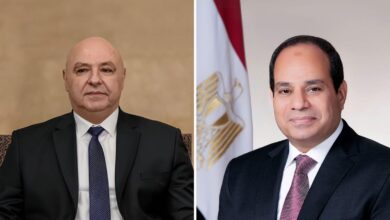 السيسي يستقبل الرئيس اللبناني جوزاف عون ويؤكد دعم مصر لاستقرار لبنان