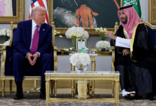 جلسة مباحثات في قصر اليمامة بين ولي العهد السعودي والرئيس الأمريكي