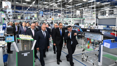 رئيس الوزراء يفتتح أحد أكبر مصانع الضفائر الكهربائية في العالم بالعاشر من رمضان