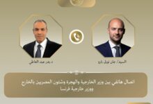 وزير الخارجية ونظيره الفرنسي يؤكدان ضرورة تدفق المساعدات الإنسانية على غزة