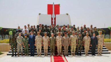القوات المسلحة تنظم زيارة لأعضاء التمثيل العسكري لعدد من المنشآت العسكرية
