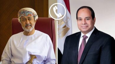 السيسي وسلطان عمان يبحثان التهدئة الإقليمية وتصعيد غزة