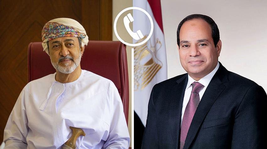السيسي وسلطان عمان يبحثان التهدئة الإقليمية وتصعيد غزة