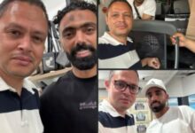 الإرهابي صانع قنابل الإخوان يلتقط صوراً مع لاعبي الأهلي في كأس العالم للأندية 2025 بأمريكا
