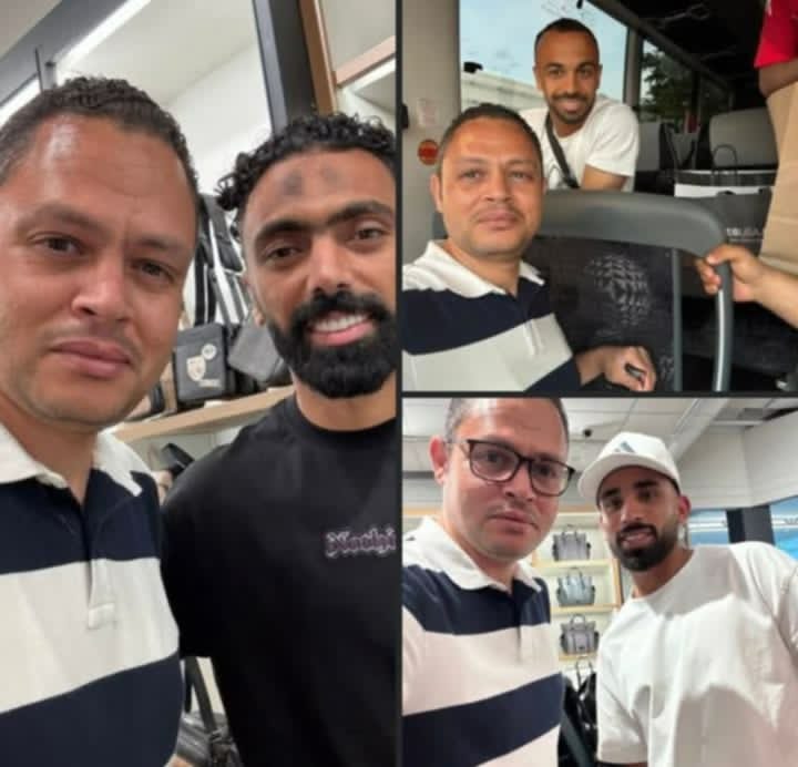 الإرهابي صانع قنابل الإخوان يلتقط صوراً مع لاعبي الأهلي في كأس العالم للأندية 2025 بأمريكا