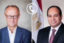 الرئيس السيسي يهنئ المستشار الألماني الجديد ويؤكد أهمية التعاون المشترك في ظل التحديات الدولية