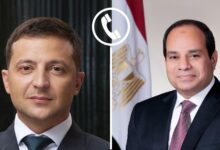 اتصال هاتفي بين الرئيس السيسي ونظيره الأوكراني لبحث الأزمات الإقليمية والدولية