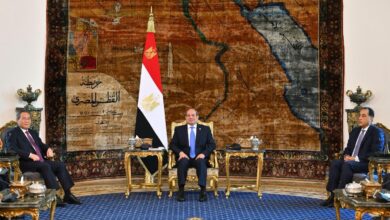 السيسي يستقبل رئيس مجلس الدولة الصيني ويؤكد حرص مصر على تعزيز الشراكة الاستراتيجية