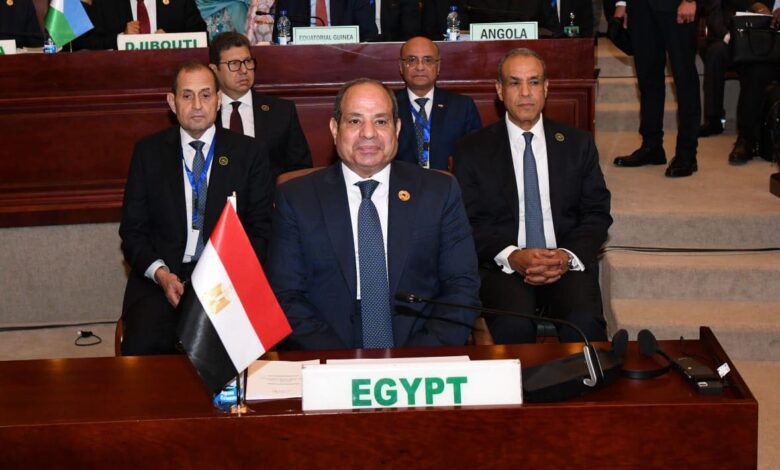 السيسي يؤكد التزام مصر بدعم التنمية في أفريقيا خلال قمة الاتحاد الأفريقي بليبيا 1 السيسي يؤكد التزام مصر بدعم التنمية في أفريقيا خلال قمة الاتحاد الأفريقي بليبيا