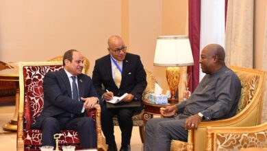السيسي يبحث مع رئيس غانا تعزيز التعاون الثنائي ودعم التجارة البينية الأفريقية