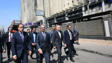 مدبولي يتفقد سنترال رمسيس ويشدد على سرعة استعادة الخدمات والتأكد من سلامة المبنى