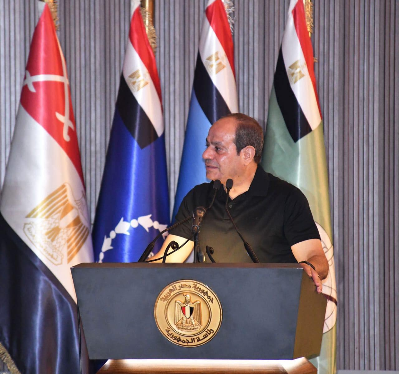 الرئيس السيسي يُجري جولة تفقدية فجراً في الأكاديمية العسكرية بالعاصمة الإدارية 1 الرئيس السيسي يُجري جولة تفقدية فجراً في الأكاديمية العسكرية بالعاصمة الإدارية