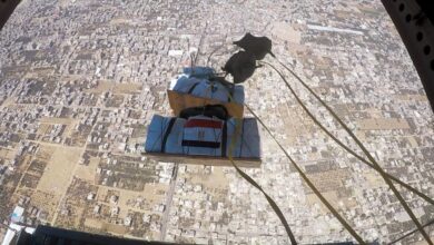 مصر تواصل جهودها لدعم غزة بإسقاط جوي للمساعدات
