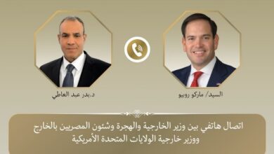 وزير الخارجية يتلقى اتصالا من نظيره الأمريكي لبحث خطة وقف الحرب في غزة