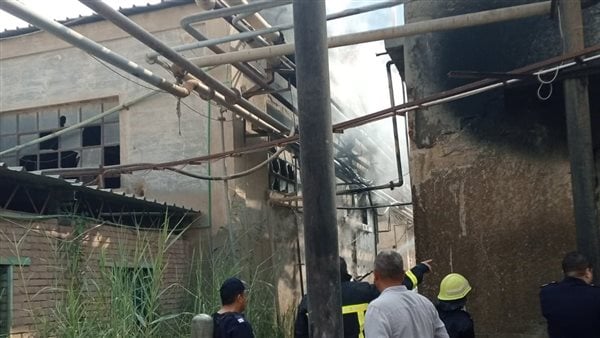 السيطرة على حريق داخل شركة طنطا للزيوت في بنها