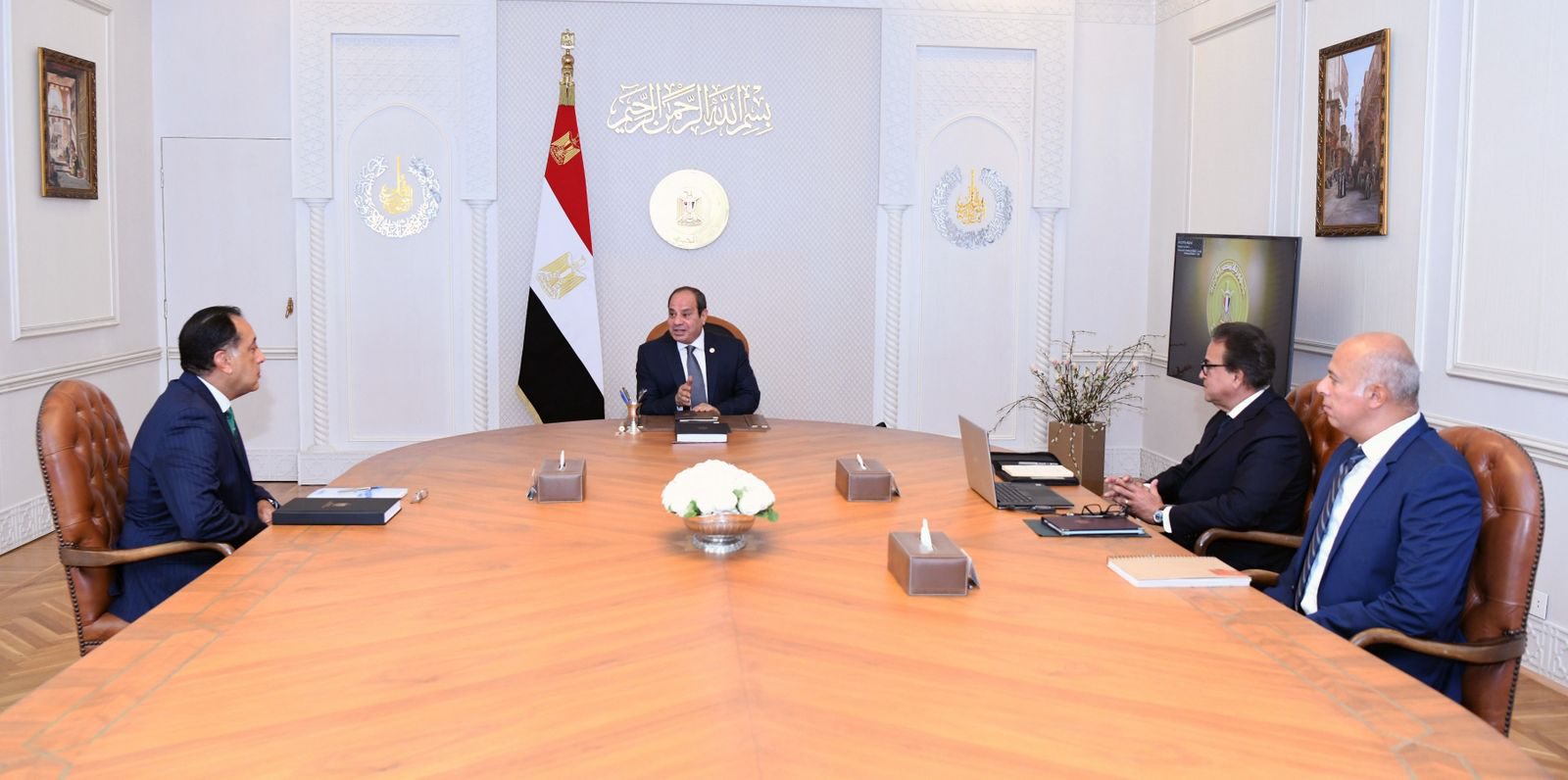 السيسي يوجّه بسرعة إدماج 5 محافظات جديدة في منظومة التأمين الصحي 1 السيسي يوجّه بسرعة إدماج 5 محافظات جديدة في منظومة التأمين الصحي