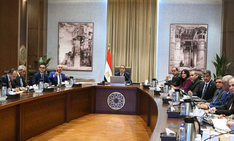 مدبولي يتابع مع الوزراء تنفيذ مشروعات القطار الكهربي السريع والمونوريل
