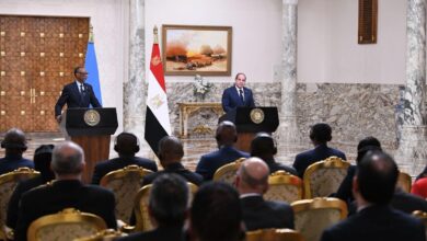 السيسي ورئيس رواندا يعقدان مؤتمرًا صحفيًا مشتركًا حول التعاون الثنائي والقضايا الإقليمية 