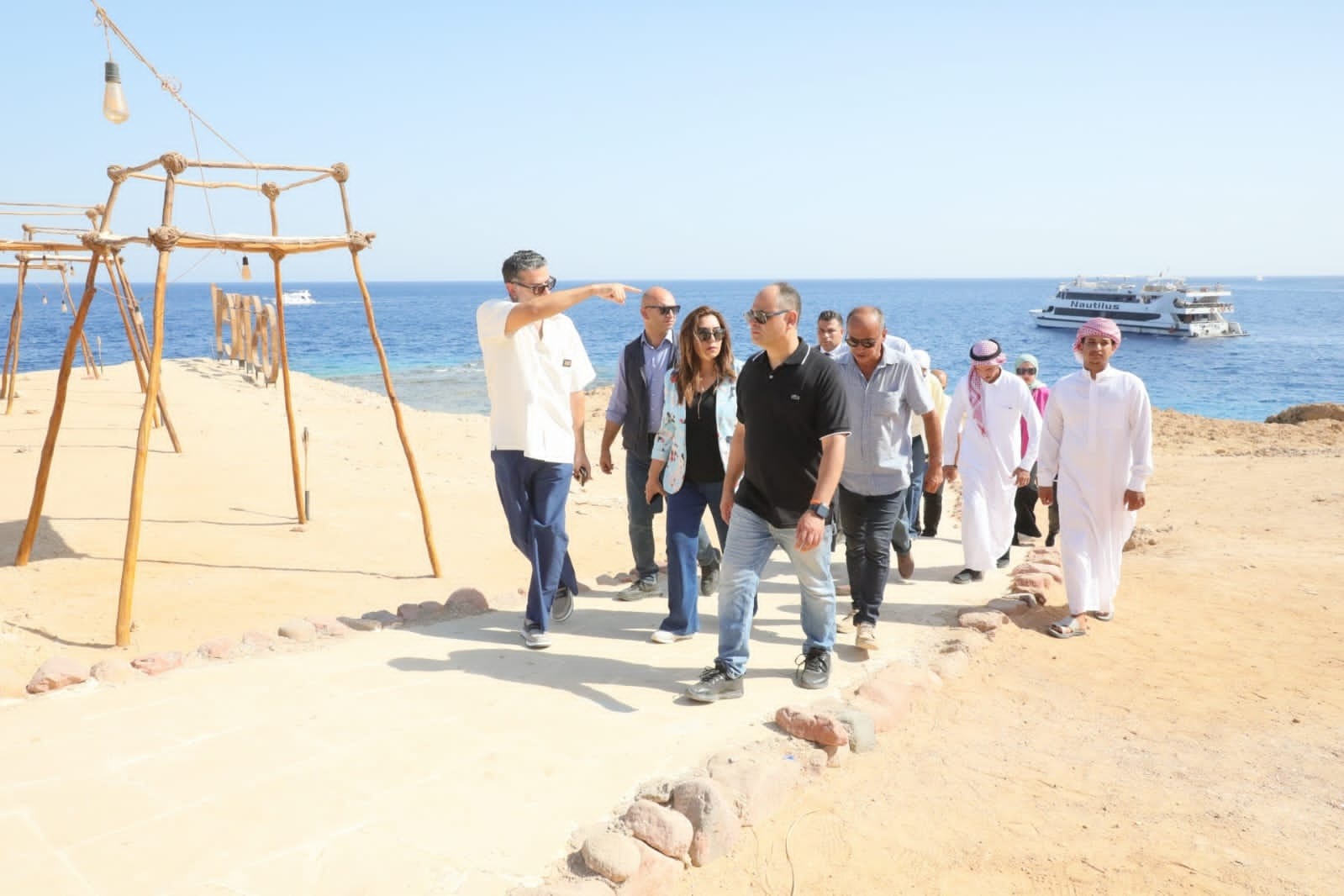 من أجل السياحة البيئية.. وزيرة التنمية المحلية توجه بتطوير محمية رأس محمد على مساحة 850 كم²