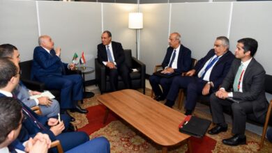 وزير الخارجية يلتقي نظيره الجزائري ويبحثان مستجدات الأوضاع في ليبيا