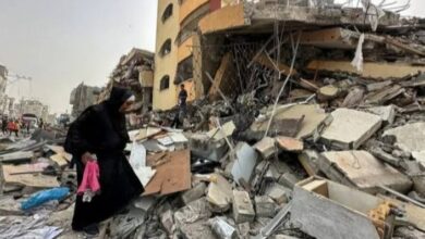 غزه تنزف.. نزوح 480 ألف فلسطيني وإستشهاد 14في غارات جديده للإحتلال اليوم