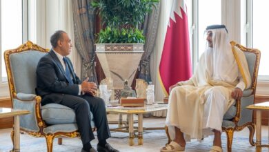 وزير الخارجية ينقل رسالة السيسي لأمير قطر ويؤكد تضامن مصر الكامل بعد العدوان الإسرائيلي على الدوحة