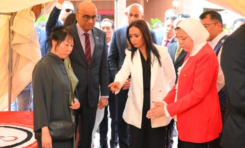 570 ألف طن مساعدات لغزة.. رئيس سنغافورة في زيارة تاريخية للهلال الأحمر المصري