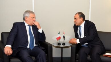 وزير الخارجية يلتقي نظيره الإيطالي في نيويورك لتطوير التعاون الثنائي