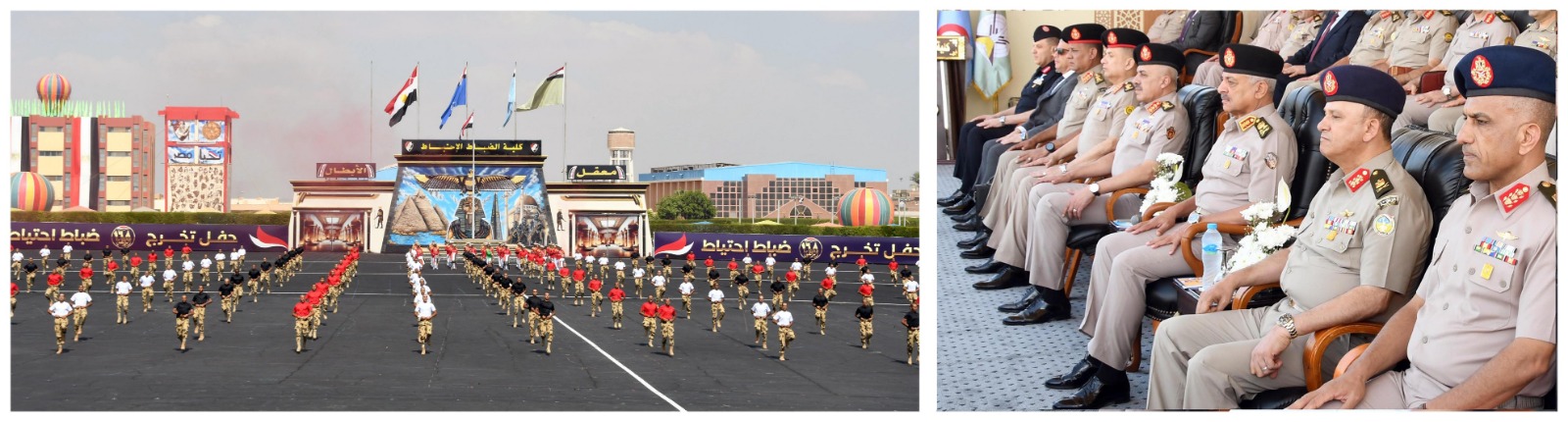 تخريج الدفعة 168 من كلية الضباط الاحتياط بحضور وزير الدفاع