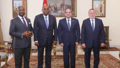السيسي يستقبل رئيس بنك التصدير والاستيراد الأفريقي لبحث دعم التجارة البينية