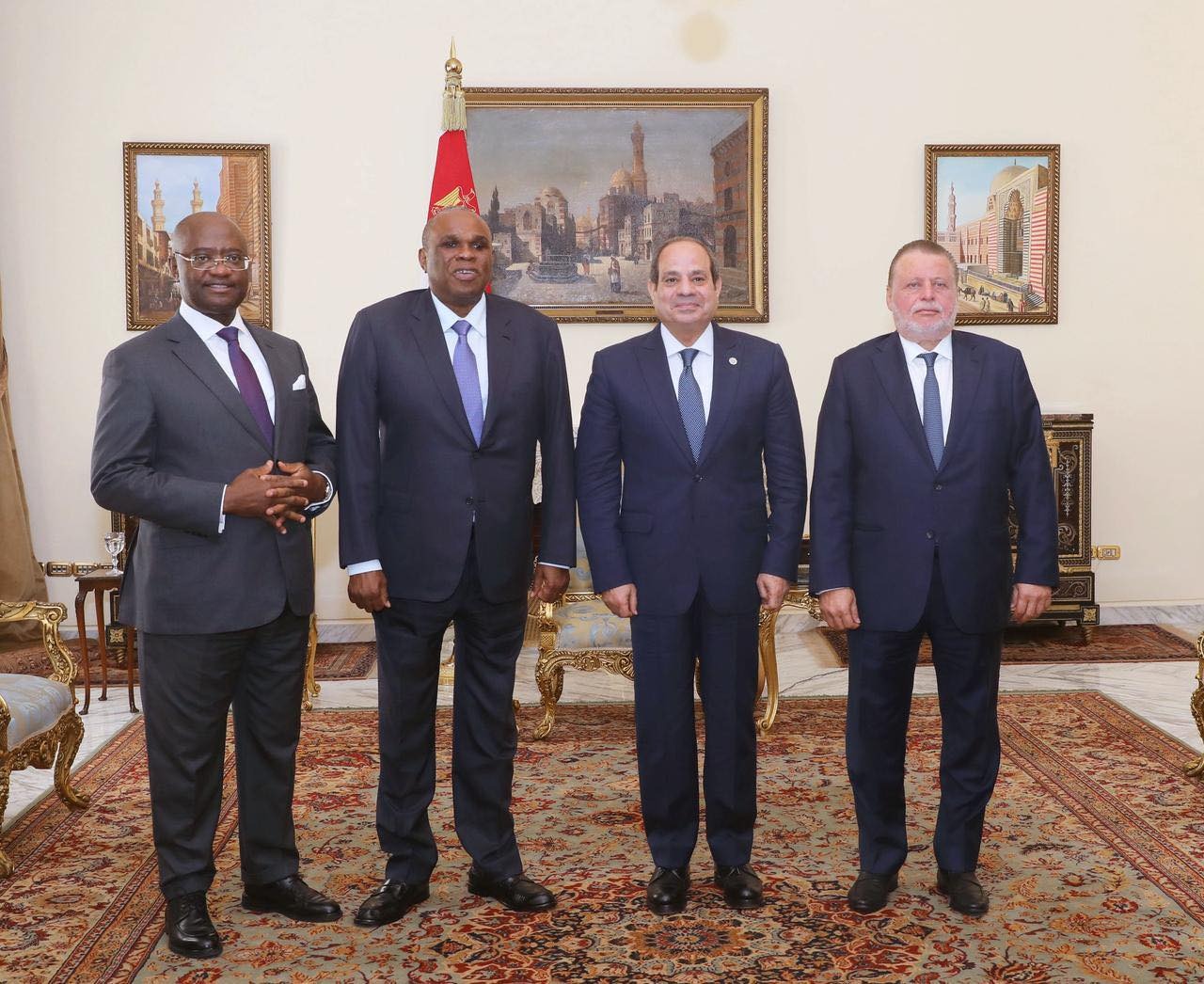 السيسي يستقبل رئيس بنك التصدير والاستيراد الأفريقي لبحث دعم التجارة البينية 1 السيسي يستقبل رئيس بنك التصدير والاستيراد الأفريقي لبحث دعم التجارة البينية