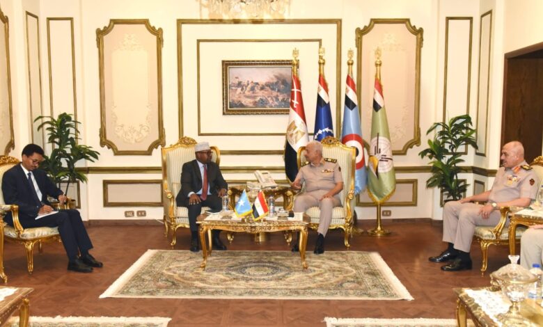 وزير الدفاع يلتقي نظيره الصومال ويبحثان تعزيز التعاون العسكري وأمن القارة الأفريقية