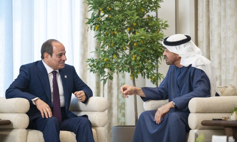 الرئيس السيسي يستقبل الشيخ محمد بن زايد في زيارة أخوية لمصر