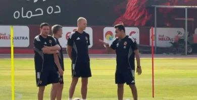الأهلي يختتم استعداداته لمواجهة ايجل نوار في أول اختبار رسمي للمدرب ييس توروب