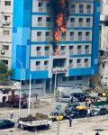 بـ24 عربة إطفاء..إخماد حريق ضخم في مستشفى كرموز العام بالإسكندرية