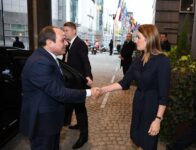 السيسي ورئيسة البرلمان الأوروبي يؤكدان أهمية دور مصر في تثبيت وقف إطلاق النار بغزة